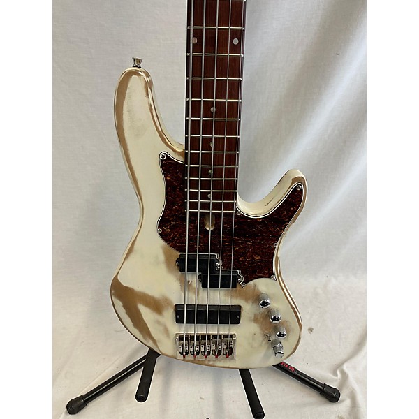 Used Used Felton USA Custom P Relic White Electric Bass Guitar