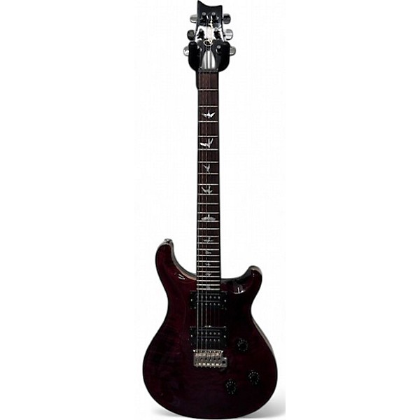 Used PRS 24 Artist Package Custom Trans Crimson Red Solid Body Electric Guitar
