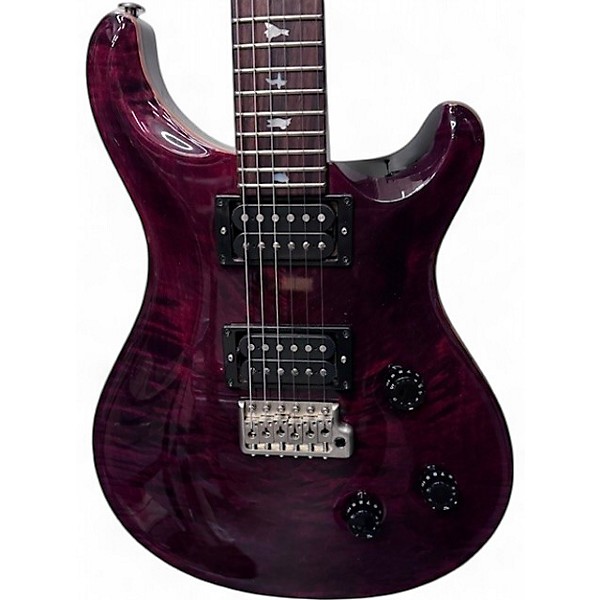 Used PRS 24 Artist Package Custom Trans Crimson Red Solid Body Electric Guitar