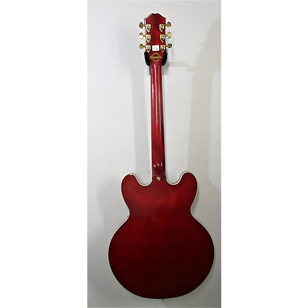 Used Epiphone Used Epiphone 50th Anniversary 1962 Reissue Sheraton E212TV Tremotone Red Hollow Body Electric Guitar