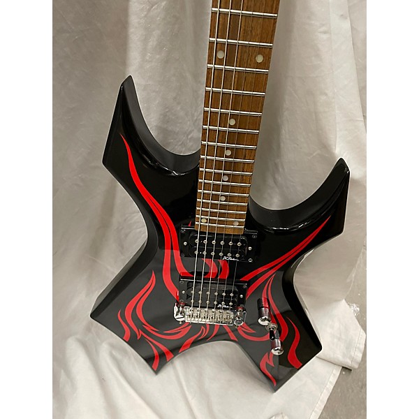 Used B.C. Rich Used B.C. Rich KKW Black And Red Solid Body Electric Guitar