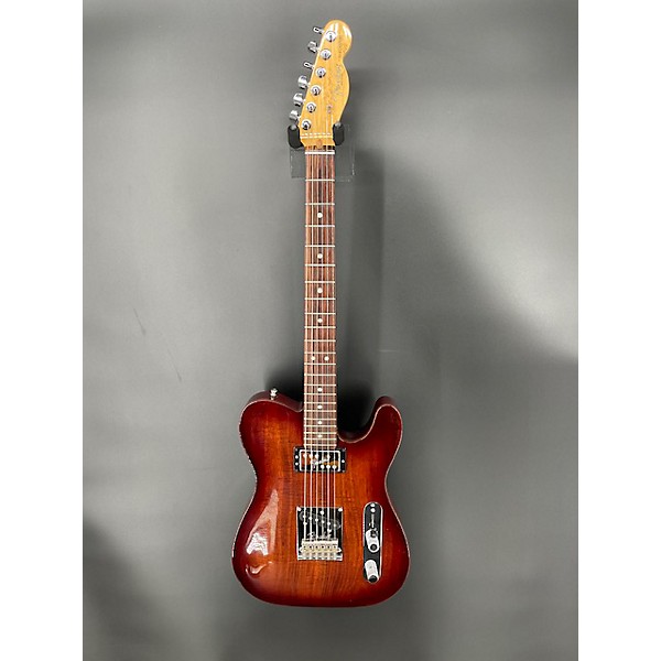 Used Fender American Select Telecaster Flame Maple Top Chambered Ash Body Hollow Body Electric Guitar