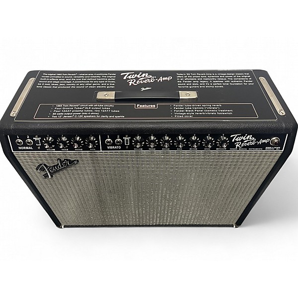 Used Fender 1965 Reissue Twin Reverb 85W 2x12 Tube Guitar Combo Amp