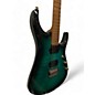 Used Sterling by Music Man Used Sterling by Music Man JP150 Teal Flame Solid Body Electric Guitar