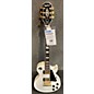 Used Epipohone Used Epipohone Les Paul Custom Arctic White Solid Body Electric Guitar