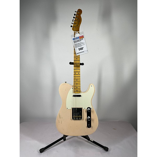 Used Fender Used 2017 Fender CUSTOM SHOP TELECASTER DOUBLE BOUND (NO COA INCLUDED) Pink Solid Body Electric Guitar