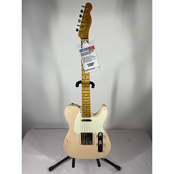 Used Fender Used 2017 Fender CUSTOM SHOP TELECASTER DOUBLE BOUND (NO COA INCLUDED) Pink Solid Body Electric Guitar