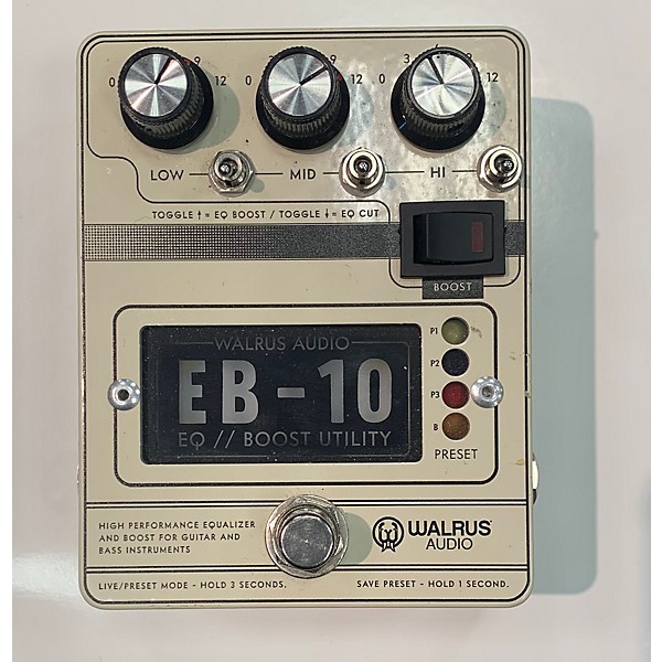 Used Walrus Audio Used Walrus Audio Eb-10 Bass Effect Pedal