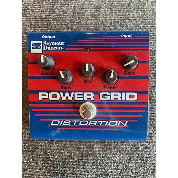 Used Seymour Duncan SFX08 Power Grid Distortion Effect Pedal