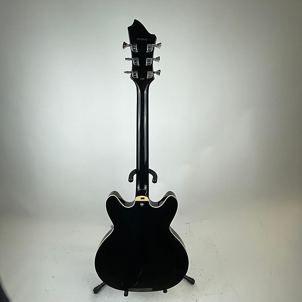 Used Hagstrom Used Hagstrom Viking Deluxe Black Hollow Body Electric Guitar