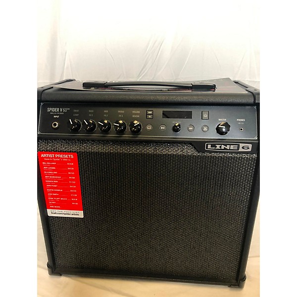 Used Line 6 Used Line 6 Spider V 60 1x10 Guitar Combo Amp