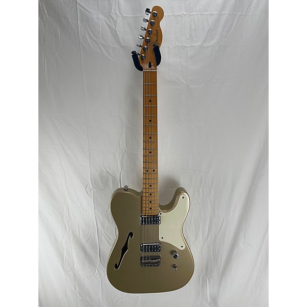 Used Used Fender Cabronita Thinline Telecaster Shoreline Gold Hollow Body Electric Guitar