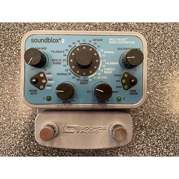 Used Source Audio Soundblox 2 SA221 Multiwave Bass Distortion Bass Effect Pedal