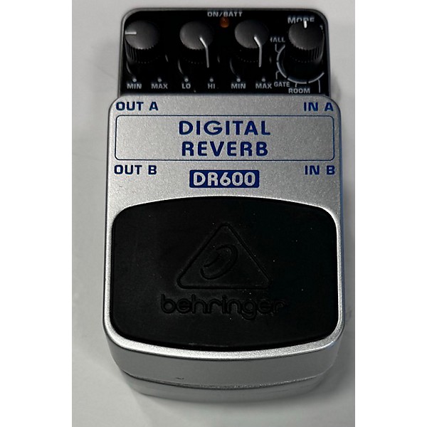 Used Behringer DR600 Digital Stereo Reverb Effect Pedal