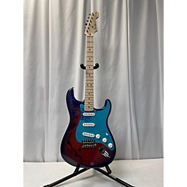 Used Fender Used 2023 Fender Eric Clapton Crossroads Stratocaster Crash Purple Red Blue Solid Body Electric Guitar