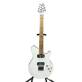 Used Ernie Ball Music Man Used Ernie Ball Music Man Reflex Alpine White Solid Body Electric Guitar