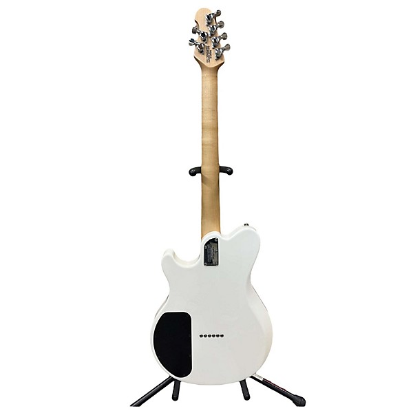 Used Ernie Ball Music Man Used Ernie Ball Music Man Reflex Alpine White Solid Body Electric Guitar