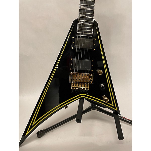 Used Jackson Used Jackson MJ Series Rhoads RR24 Black And Yellow Solid Body Electric Guitar