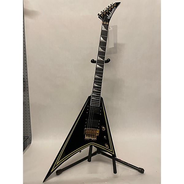 Used Jackson Used Jackson MJ Series Rhoads RR24 Black And Yellow Solid Body Electric Guitar