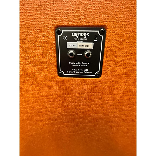 Used Orange Amplifiers PPC112C 1x12 Guitar Cabinet