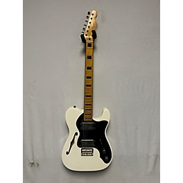 Used Squier Used Squier Classic Vibe 70s Thinline Telecaster Olympic White Hollow Body Electric Guitar