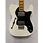 Used Squier Used Squier Classic Vibe 70s Thinline Telecaster Olympic White Hollow Body Electric Guitar