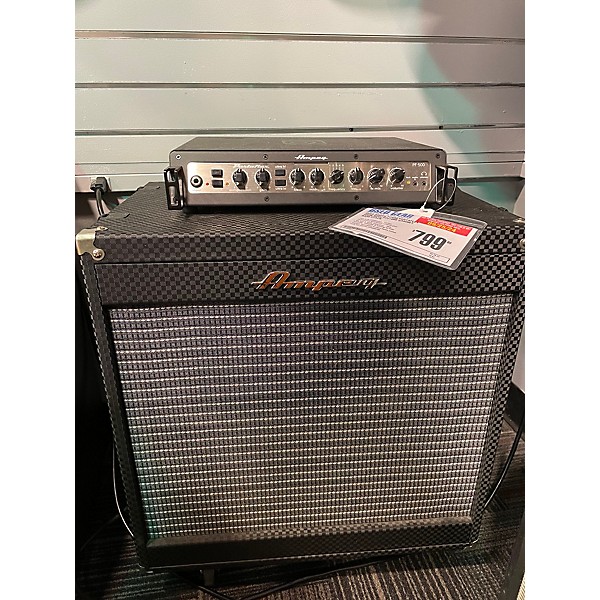 Used Ampeg PF500 Portaflex 500W WITH PF210HE CABINET Bass Stack