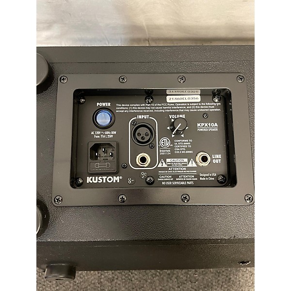 Used Kustom KPX10A Powered Speaker