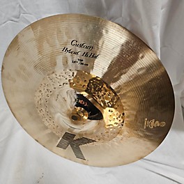 Used Zildjian 14.25in K Custom Hybrid Hi Hat Top Cymbal