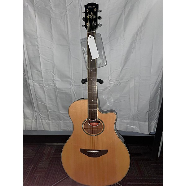 Used Yamaha Used Yamaha APX600 Natural Acoustic Electric Guitar