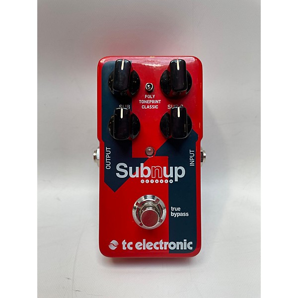 Used TC Electronic Sub N Up Octaver Effect Pedal