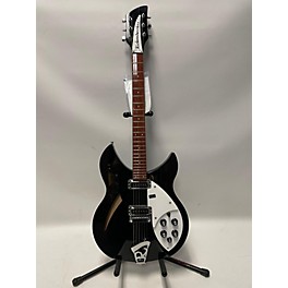 Used Rickenbacker Used Rickenbacker 330 Black Hollow Body Electric Guitar