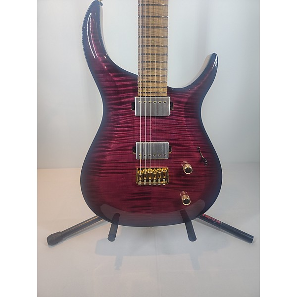 Used Used 2024 KIESEL CUSTOM CRESCENT RASPBERRY JAM Solid Body Electric Guitar