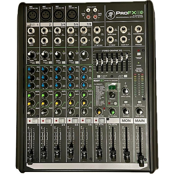 Used Mackie PROFX8 Unpowered Mixer