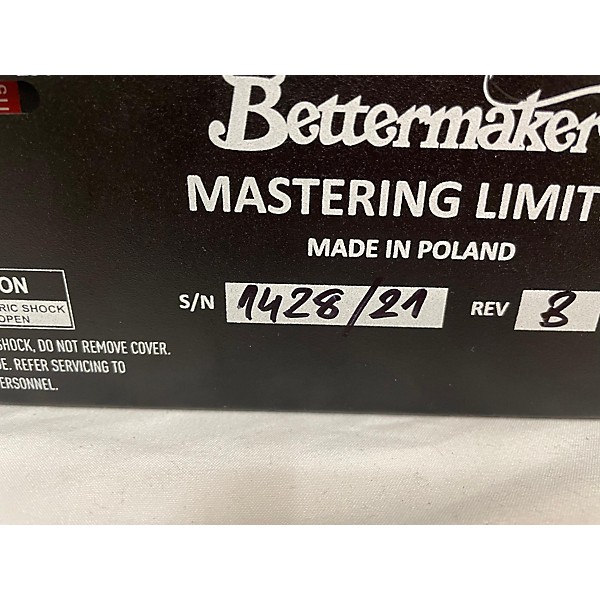 Used Used BETTERMAKER MASTERING LIMITER Compressor