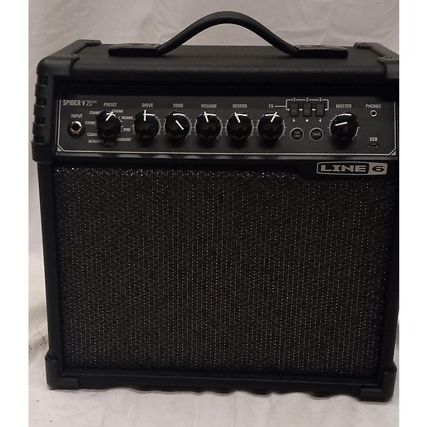 Used Line 6 Used Line 6 Spider V 20 MkII 20w 1x8 Guitar Combo Amp