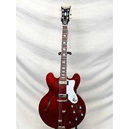 Used Epiphone Used 2021 Epiphone Riviera Burgundy Hollow Body Electric Guitar