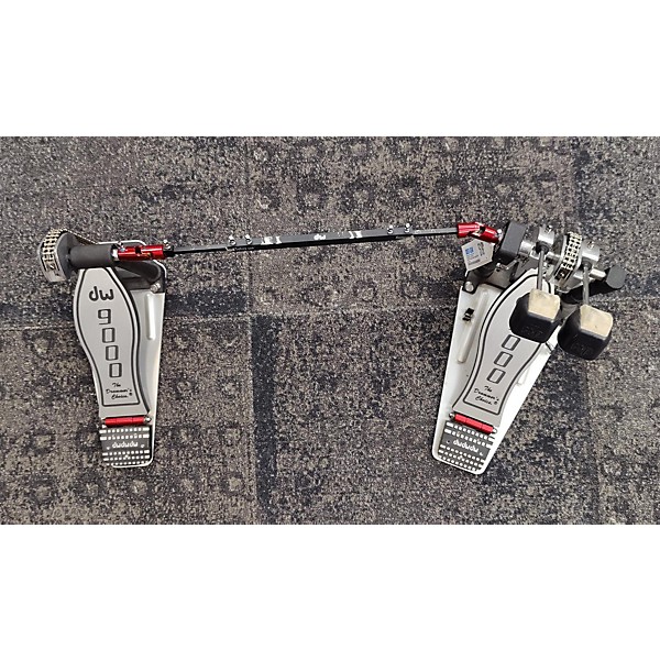 Used DW 9000 Series Double Double Bass Drum Pedal