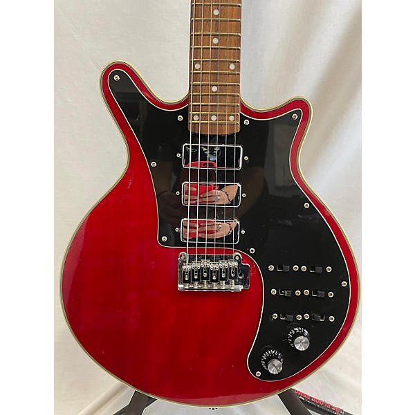 Used Aslin Dane Used Aslin Dane Bohemian II Red Solid Body Electric Guitar