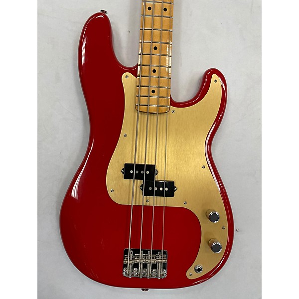 Used Fender Used Fender Vintera 50s Precision Bass Red Electric Bass Guitar