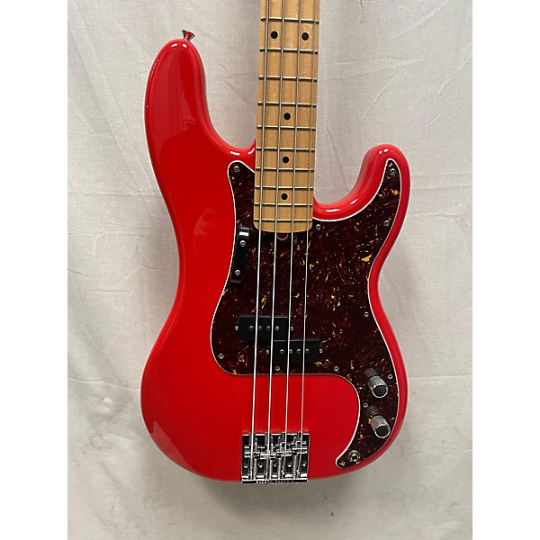 Used Fender Used Fender International Color Precision Bass Morocco Red Electric Bass Guitar