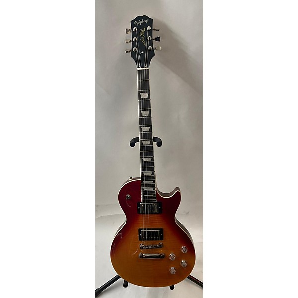 Used Epiphone Used Epiphone Les Paul Modern Figured Magma Orange Solid Body Electric Guitar