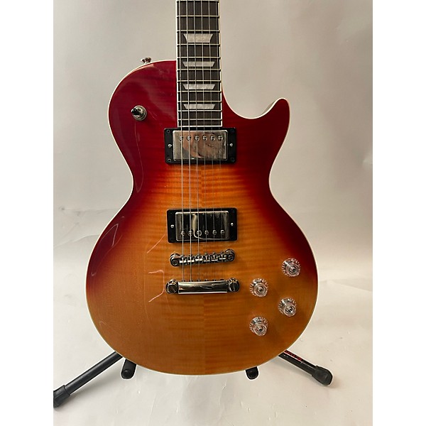 Used Epiphone Used Epiphone Les Paul Modern Figured Magma Orange Solid Body Electric Guitar