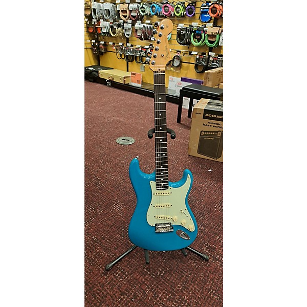 Used Fender Used 2020s Fender American Professional II Stratocaster Miami Blue Solid Body Electric Guitar