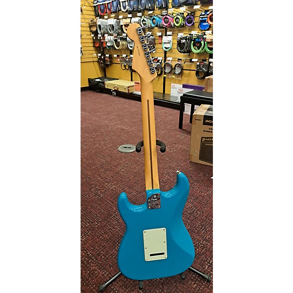 Used Fender Used 2020s Fender American Professional II Stratocaster Miami Blue Solid Body Electric Guitar