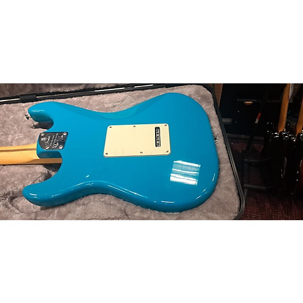 Used Fender Used 2020s Fender American Professional II Stratocaster Miami Blue Solid Body Electric Guitar