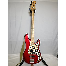 Used Fender Precision Bass Special Active Candy Apple Red Electric Bass Guitar