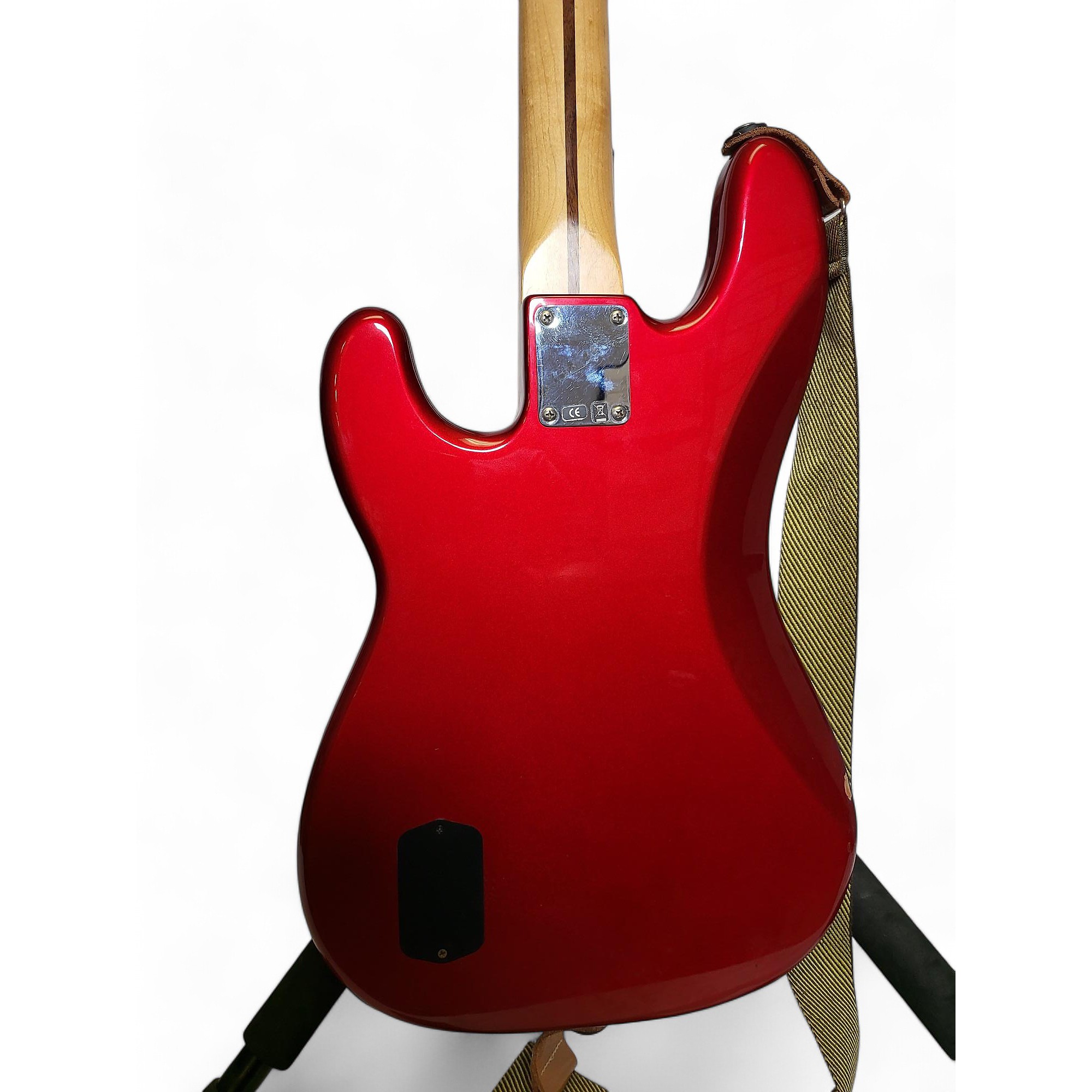 Used Fender Precision Bass Special Active Candy Apple Red