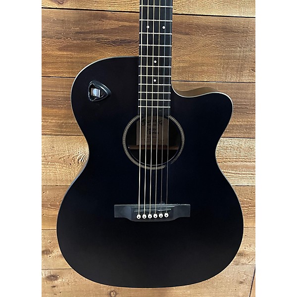 Used Martin Used Martin CUSTOM X SERIES Black Acoustic Electric Guitar