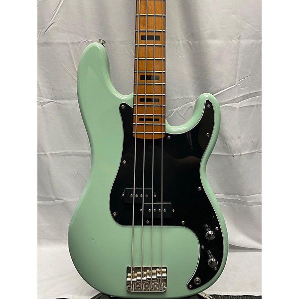 Used Used Squier Classic Vibe 1970S Precision Bass Surf Green Electric Bass Guitar